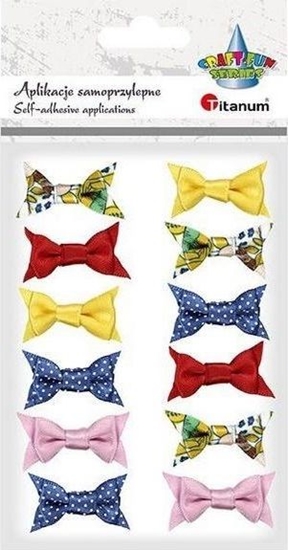 Picture of Titanum Kokardy 3D samoprzylepne mix 12szt