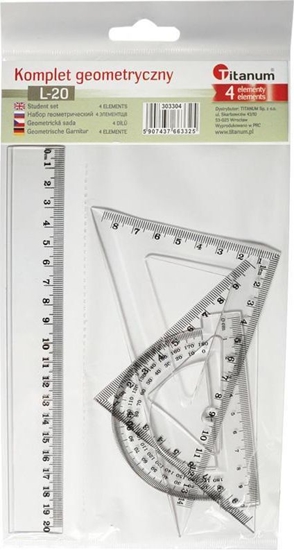 Picture of Titanum Komplet geometryczny 4 elementy 20cm