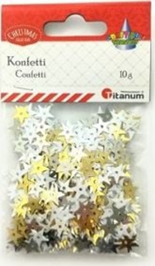 Picture of Titanum Konfetti gwiazdki 10G zote i biae
