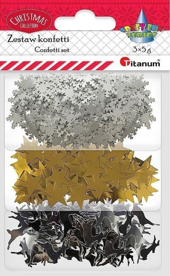 Picture of Titanum Konfetti zestaw Boe Narodzenie 3 kolory