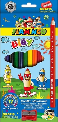 Picture of Titanum Kredki oówkowe jumbo 12 kolorów + temperówka