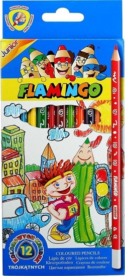 Picture of Titanum Kredki oówkowe trójktne 12 kolorów (385018)