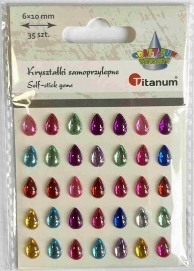 Изображение Titanum Krysztaki samoprzylepne ezki mix 35szt