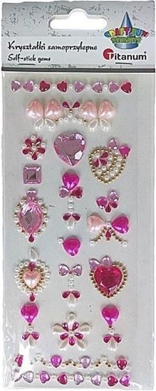 Picture of Titanum Krysztaki samoprzylepne tatua/biuteria mix