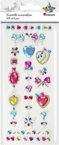 Picture of Titanum Krysztaki samoprzylepne tatua/biuteria mix