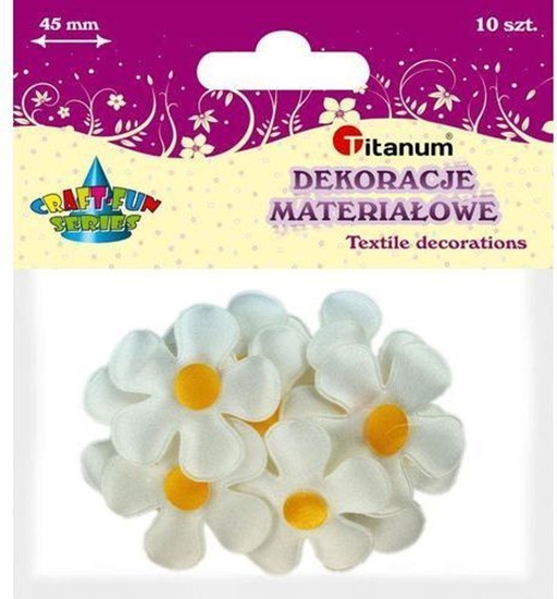 Picture of Titanum Kwiaty materialowe A10 Byosa margaretki 4.5cm