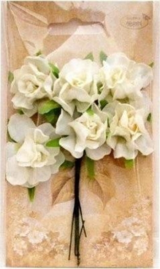 Изображение Titanum Kwiaty materiaowe kremowe 3cm 6szt