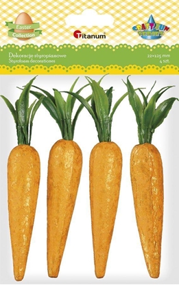 Изображение Titanum Marchewki styropianowe 22x125mm 4szt