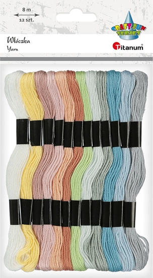 Picture of Titanum Mulina 8mm pastelowa 12 kolorów