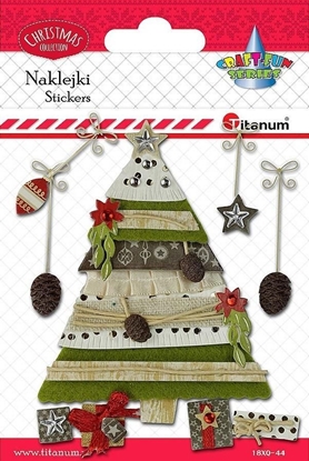 Изображение Titanum Naklejki 3D choinka