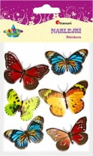 Изображение Titanum Naklejki 3D motyle 6szt