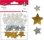 Attēls no Titanum Naklejki brokatowe gwiazdy 11,5x18cm 45szt CRAFT