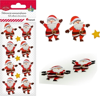 Изображение Titanum Naklejki dekoracyjne Mikoaje 11 szt.