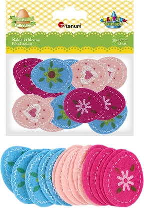 Изображение Titanum Naklejki filcowe mix 18szt