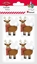 Изображение Titanum Naklejki papierowe 3D renifery 8szt