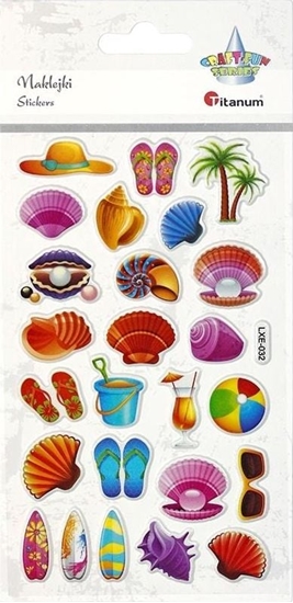 Изображение Titanum Naklejki wypuke lato, plaa 25szt
