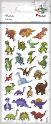 Изображение Titanum Naklejki wypuke mikkie dinozaury 25szt