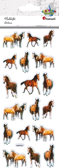 Изображение Titanum Naklejki wypuke mikkie konie 18szt
