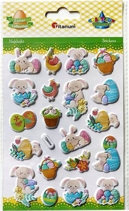 Изображение Titanum Naklejki wypuke mix 20szt