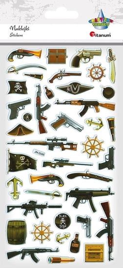 Изображение Titanum Naklejki wypuke mix 41szt