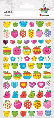 Изображение Titanum Naklejki wypuke mix 65szt