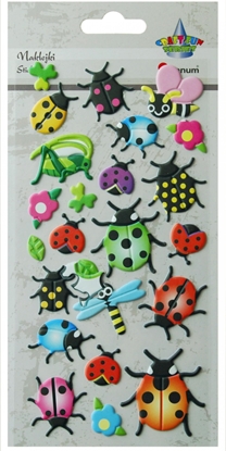 Изображение Titanum Naklejki wypuke owady 24szt