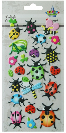 Изображение Titanum Naklejki wypuke owady 24szt