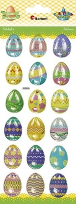 Изображение Titanum Naklejki wypuke pisanki 22x30mm 18szt