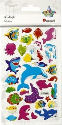 Attēls no Titanum Naklejki wypuke zwierzta morskie 32szt