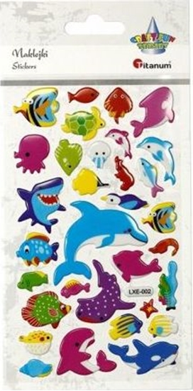 Picture of Titanum Naklejki wypuke zwierzta morskie 32szt