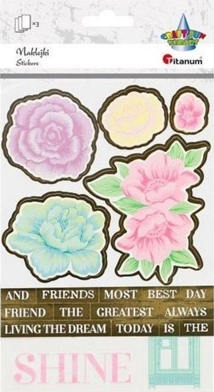 Picture of Titanum Naklejki zestaw 3 plansz mix