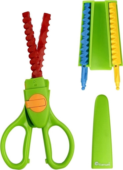 Изображение Titanum Noyczki dekoracyjne 16.5cm 9 wzorów cicia (400945)