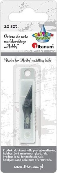 Изображение Titanum Ostrza wymienne do noa modelarskiego Hobby 10szt