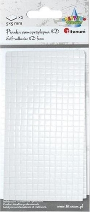 Picture of Titanum Pianka samoprzylepna 3D 5x5mm biaa 2szt