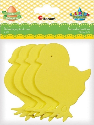 Attēls no Titanum Piankowe kurczaczki 70x96mm 4szt