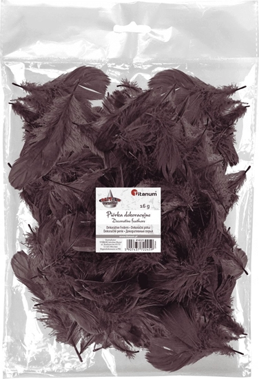 Picture of Titanum Piórka puch 16g brzowe