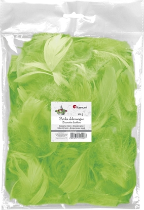 Picture of Titanum Piórka puch 16g jasnozielone