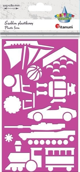 Picture of Titanum Szablon plastkowy 105x180mm Boy