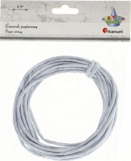 Picture of Titanum Sznurek papierowy 3.5mmx5m szary