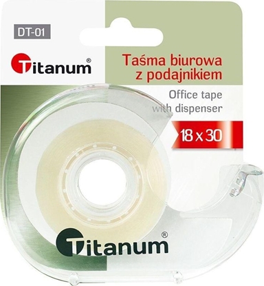 Picture of Titanum Tama biurowa 18mmx30m z podajnikiem