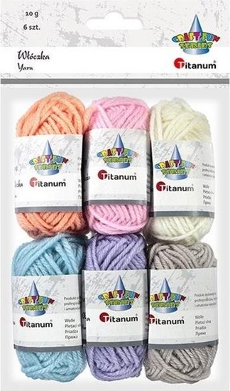 Picture of Titanum Wóczka pastelowa 6 kolorów
