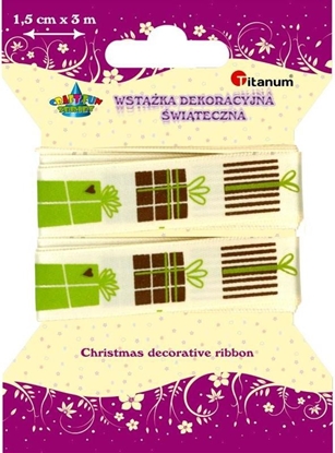Attēls no Titanum Wstka 1,5cm/3m Xmas DD145
