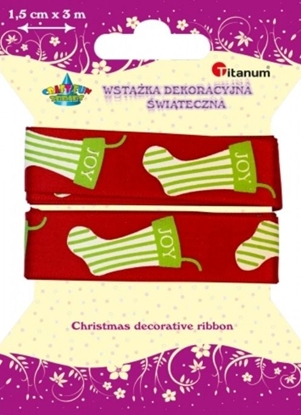 Attēls no Titanum Wstka 1,5cm/3m Xmas DD146