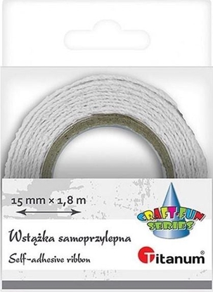 Picture of Titanum Wstka baweniana koronka 15mmx1.8m biaa