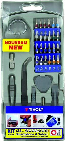 Picture of Tivoly Mob.telefon, planei remonto ranki komplektas. 32vnt., TIVOLY Pranczija