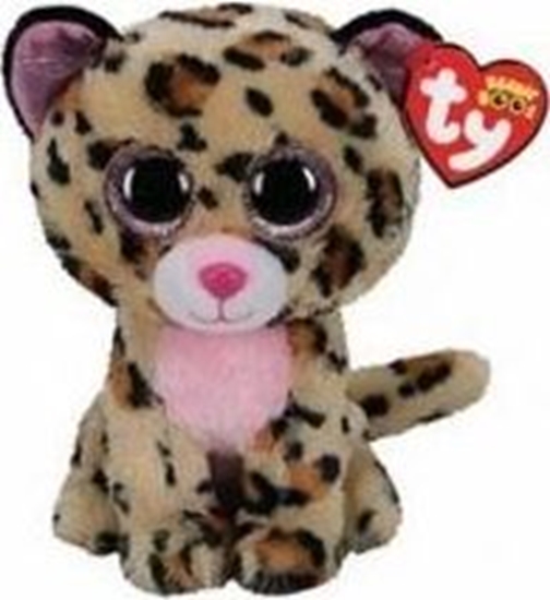 Picture of TY Beanie Boos Livvie - róowy leopard 24 cm