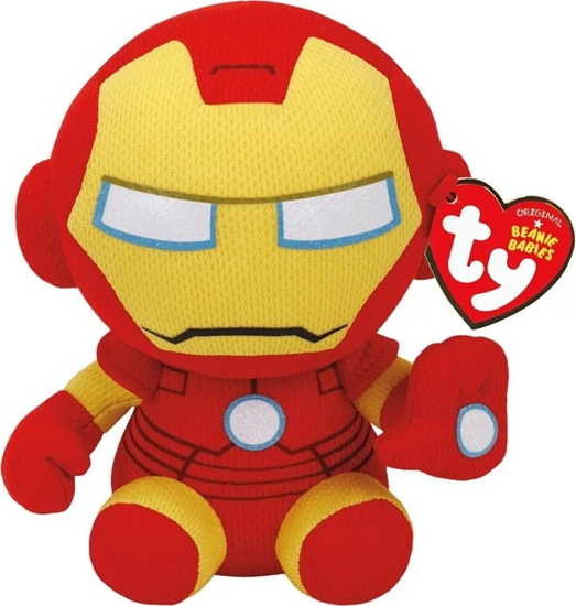 Picture of TY Ty Marvel Avengers Iron Man Soft Toy (15 cm)