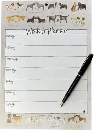 Изображение Tygodniowy planer A4/60K WP01 Urocze pary psów