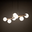 Picture of Lampa wiszca TKKRYWULT TK Lighting Estera 5905 lampa wiszca zwis 7x6W G9 drewniana/biaa