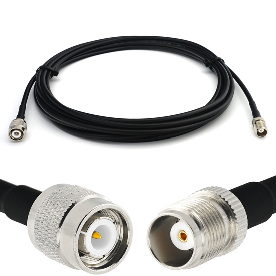 Picture of TNC Male to TNC Female 30cm RG58/U Coaxial Cable